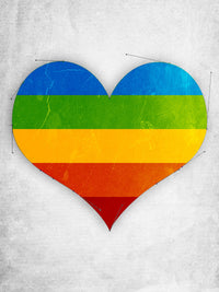 CMYK Heart Wall Art