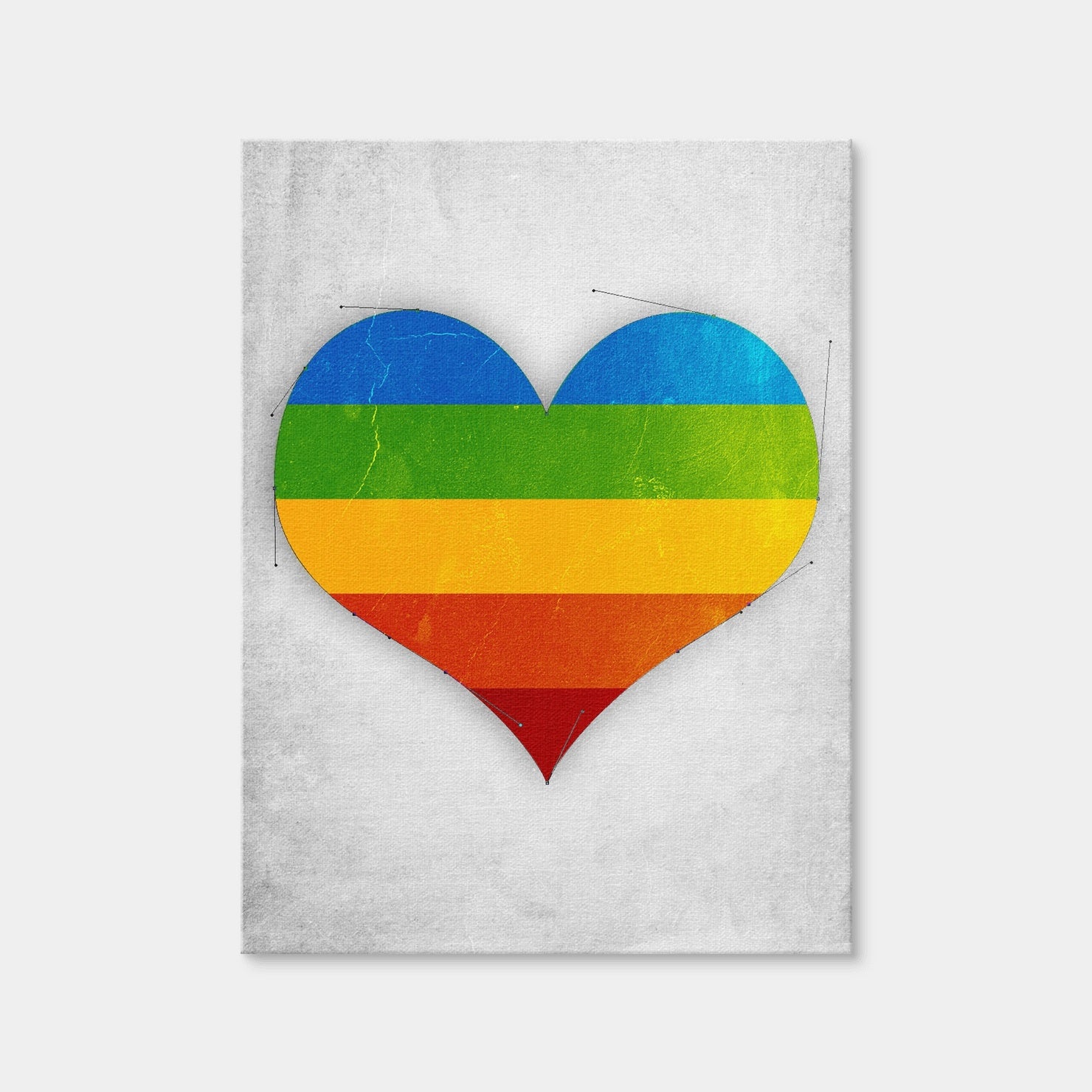 AUTO-MOCKUP WHITE | CMYK Heart | 1 Piece | Gallery Wrap Canvas | group=3x4