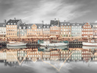 COPENHAGEN VINTAGE Nyhavn Idyllic Evening Impression Wall Art