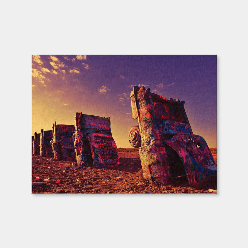 AUTO-MOCKUP WHITE | Cadillac Ranch | 1 Piece | Gallery Wrap Canvas | group=4x3