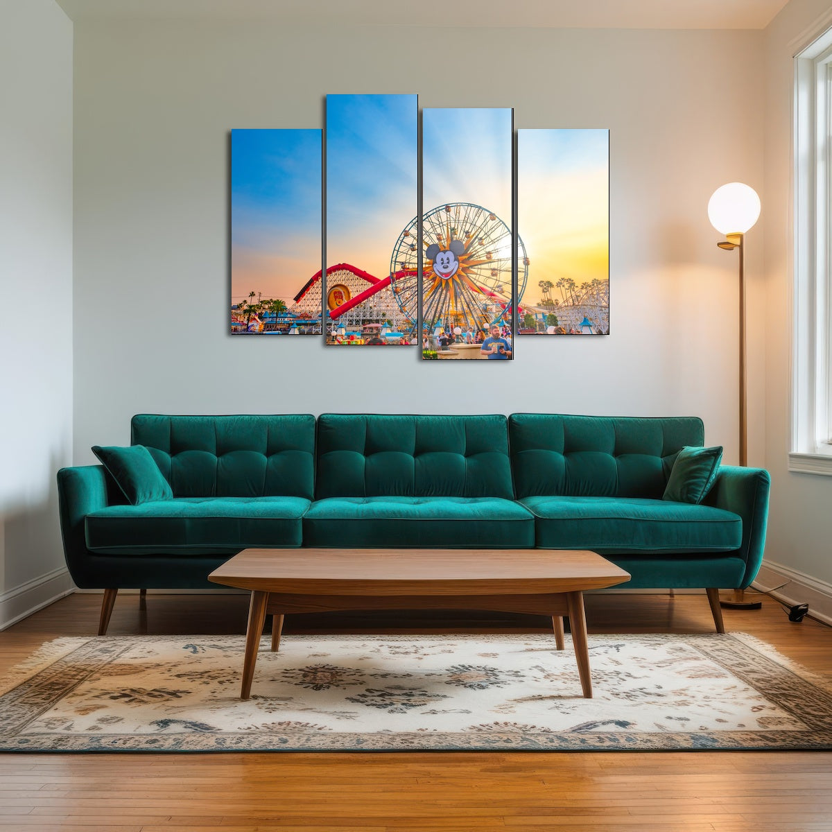 California Adventure Sunset Wall Art