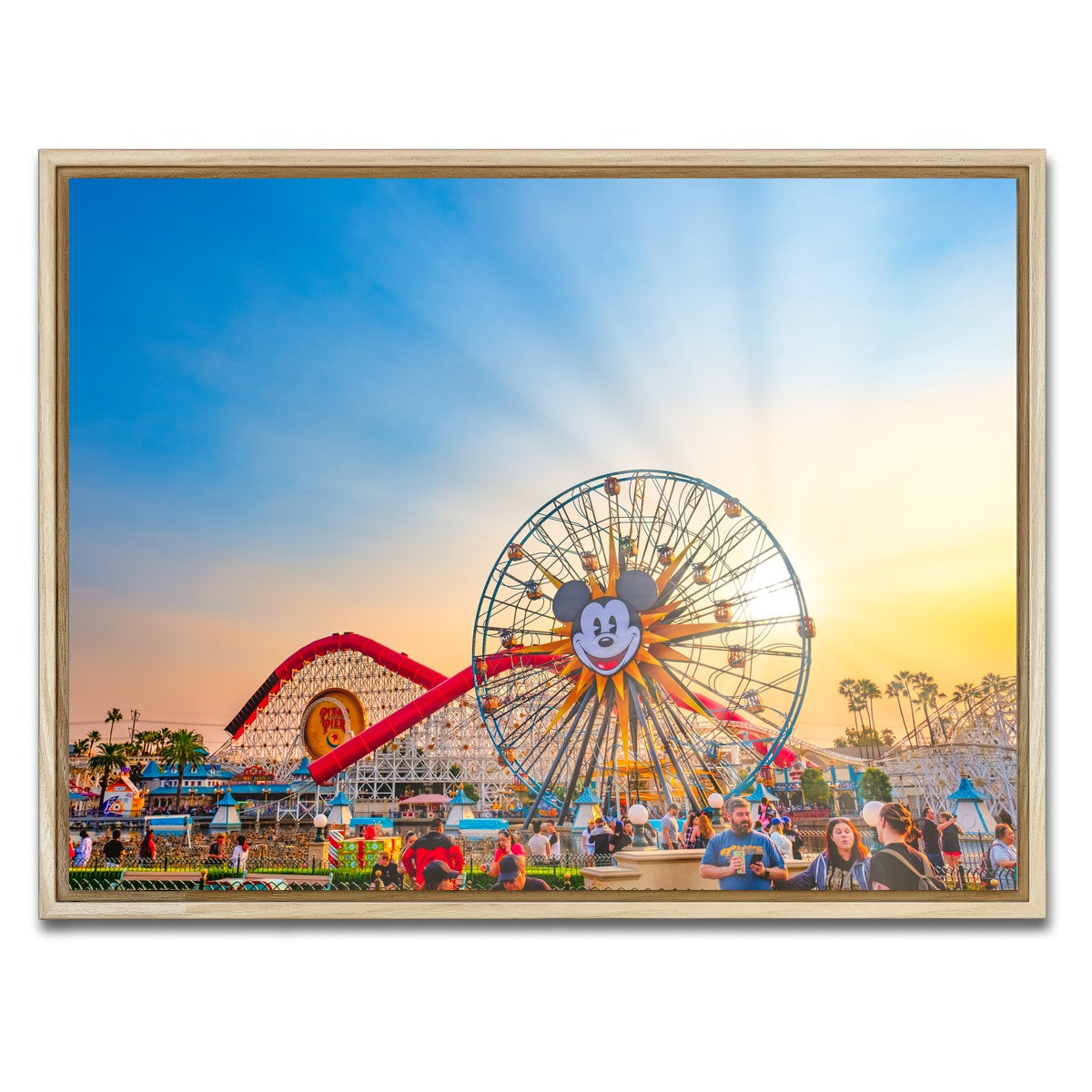 California Adventure Sunset Wall Art