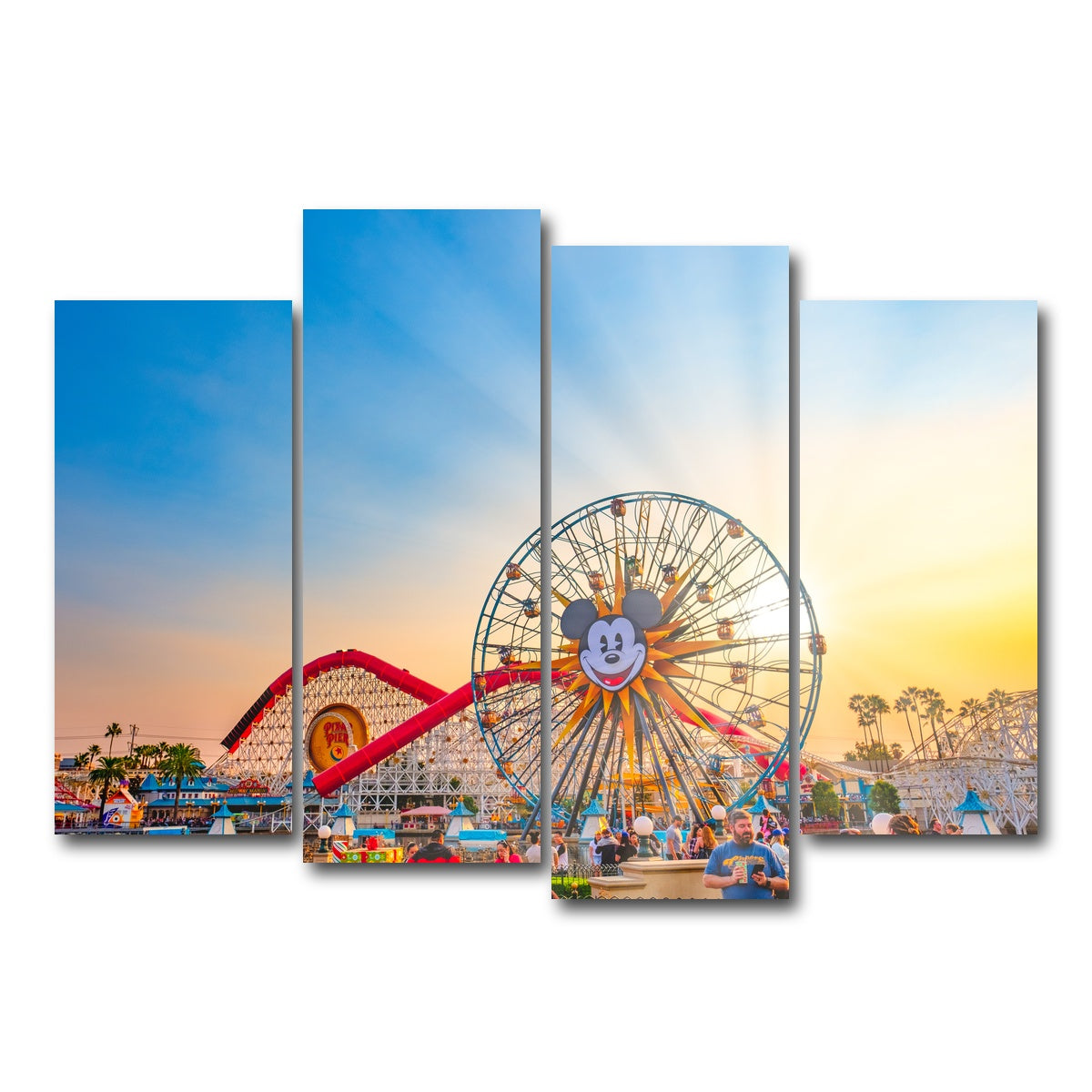 California Adventure Sunset Wall Art