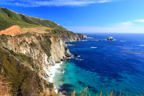 California Coastline Wall Art