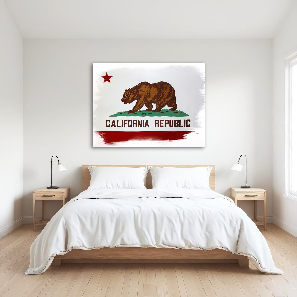 California State Flag Wall Art