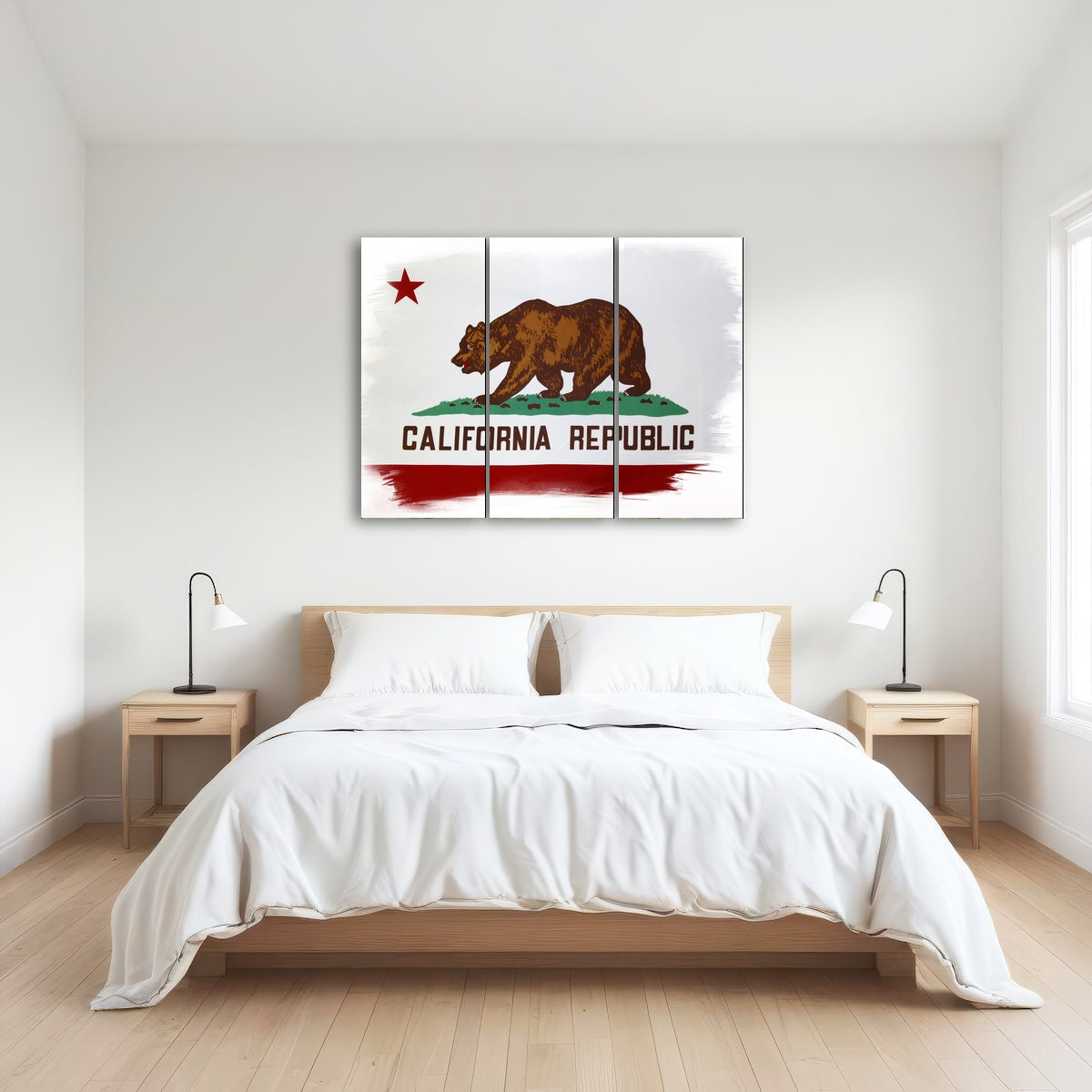 California State Flag Wall Art