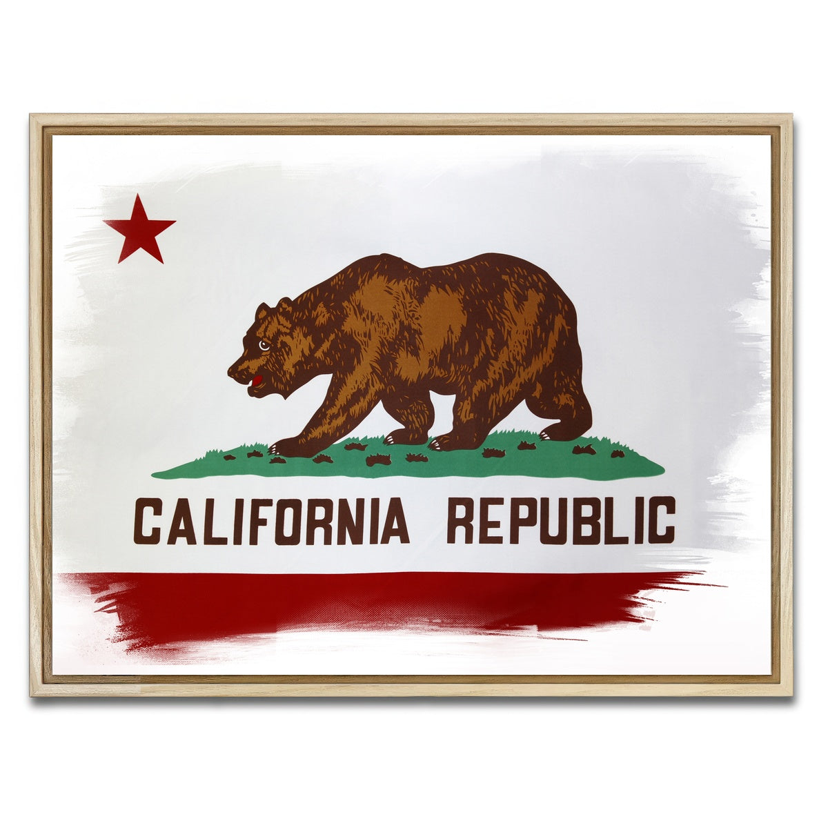 California State Flag Wall Art