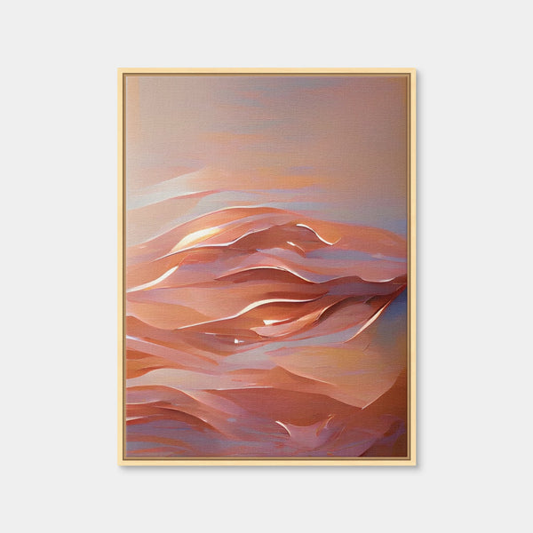 Calm Dunes Wall Art — Framed Canvas Format preview