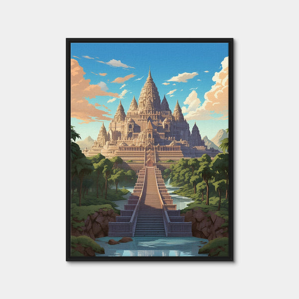 Cambodia - Angkor Wat Wall Art — Framed Canvas Format preview