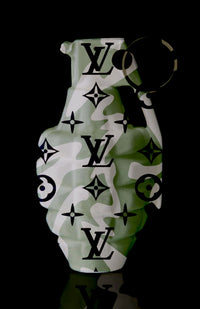 Camo LV Grenade Wall Art