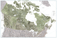 Canada Map 2 Wall Art