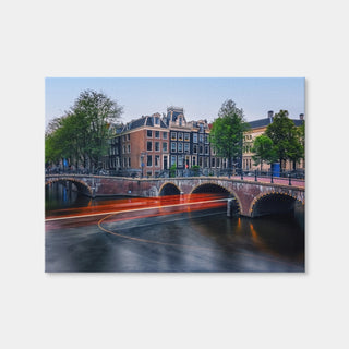 AUTO-MOCKUP WHITE | Canal In Amsterdam | 1 Piece | Gallery Wrap Canvas | group=4x3