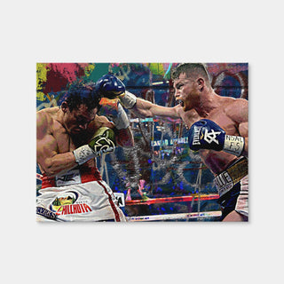 AUTO-MOCKUP WHITE | Canelo vs Chavez Jr | 1 Piece | Gallery Wrap Canvas | group=4x3