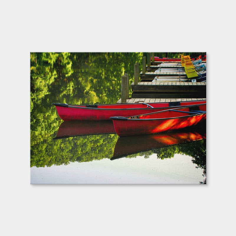 AUTO-MOCKUP WHITE | Canoes at Devil's Den State Park | 1 Piece | Gallery Wrap Canvas | group=4x3