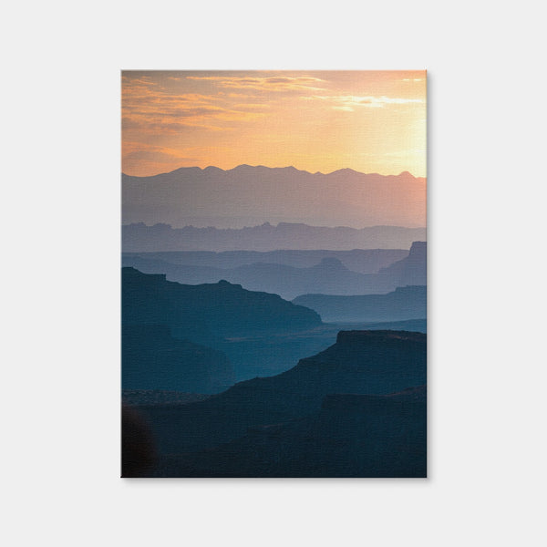 Canyon Layers Wall Art — Canvas Wrap Format preview