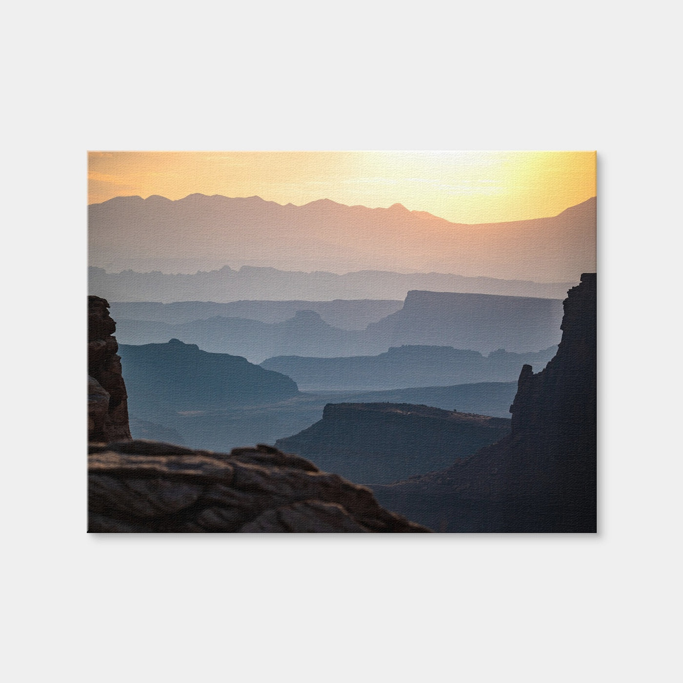 AUTO-MOCKUP WHITE | Canyonland Sunrise | 1 Piece | Gallery Wrap Canvas | group=4x3