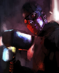 Cap And The Hammer Wall Art