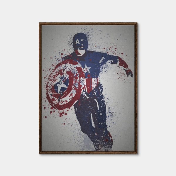 Cap Wall Art — Framed Canvas Format preview