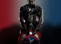 Cap and His Shield Wall Art