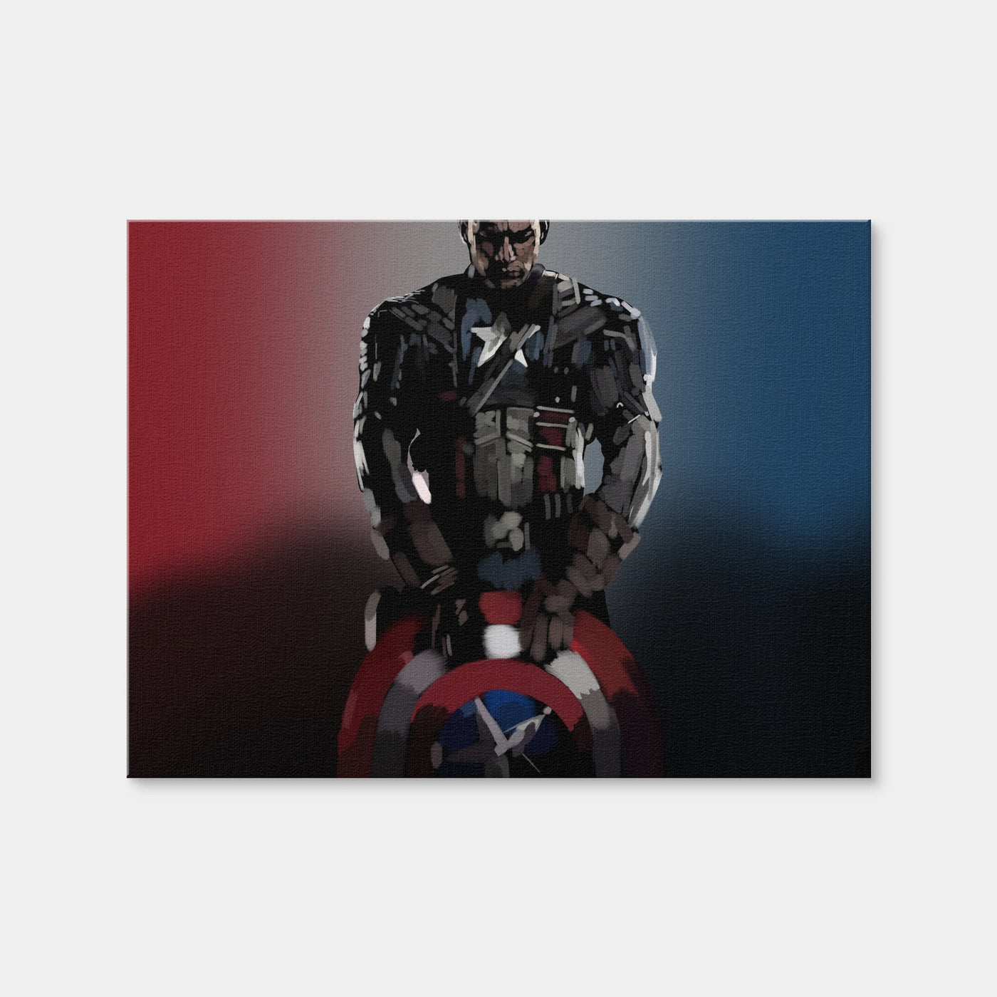 AUTO-MOCKUP WHITE | Cap and His Shield | 1 Piece | Gallery Wrap Canvas | group=4x3