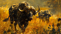 Cape Buffaloes Wall Art