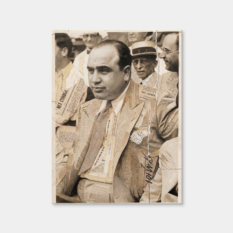 AUTO-MOCKUP WHITE | Capone Scarface | 1 Piece | Gallery Wrap Canvas | group=3x4