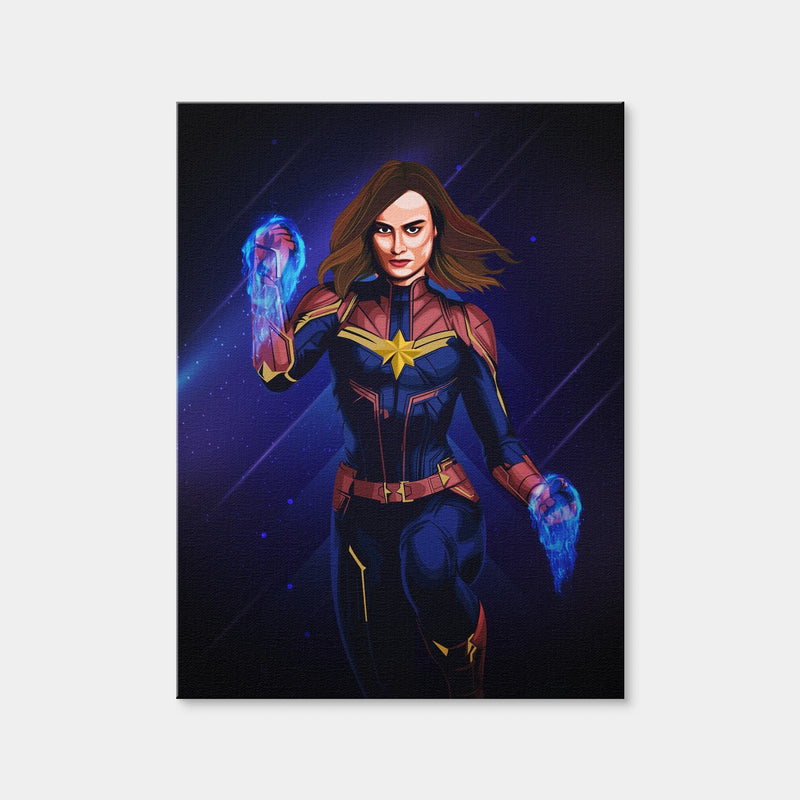 AUTO-MOCKUP WHITE | Captain Marvel | 1 Piece | Gallery Wrap Canvas | group=3x4