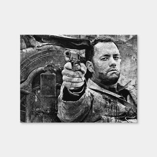 AUTO-MOCKUP WHITE | Captain Miller Grayscale | 1 Piece | Gallery Wrap Canvas | group=4x3