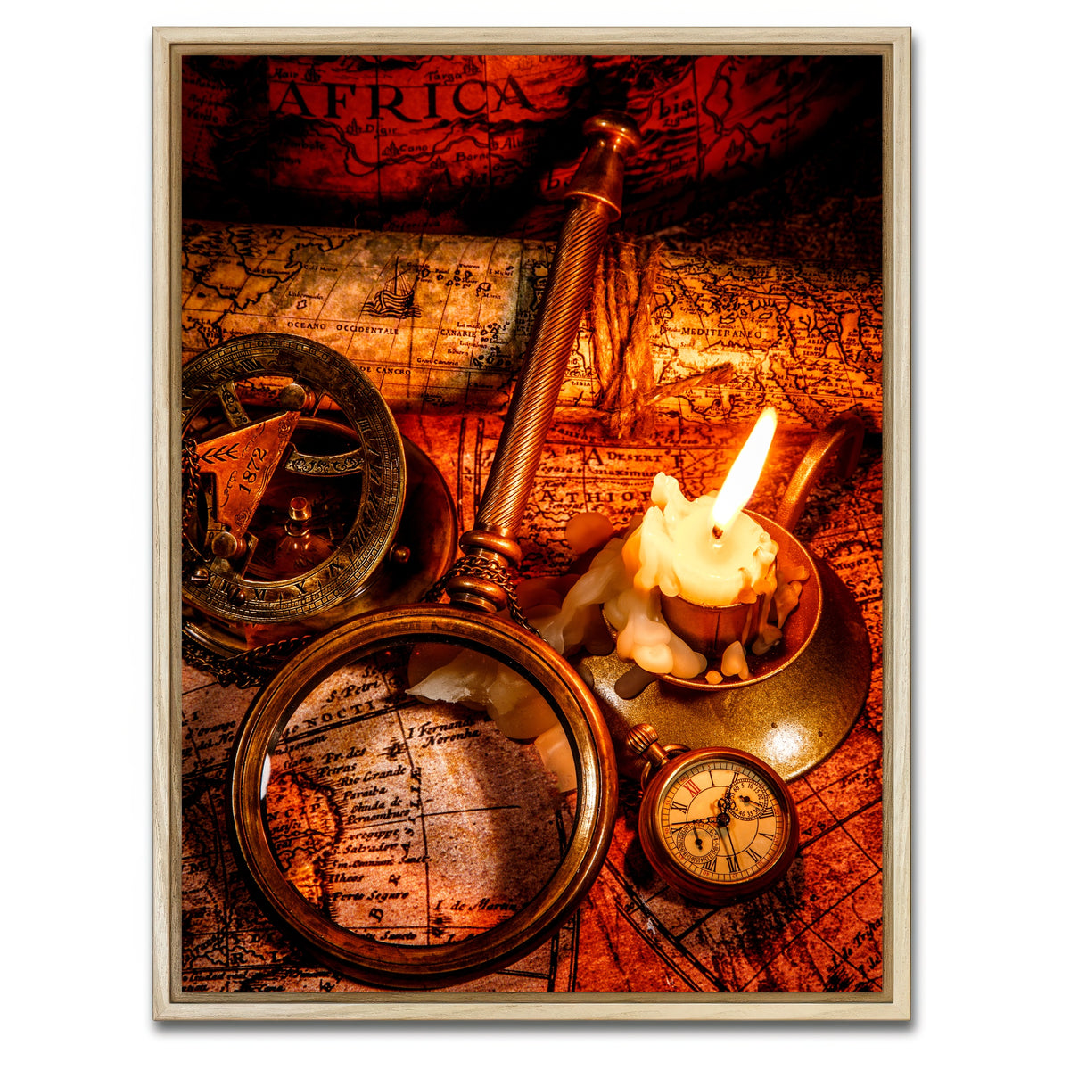 AUTO-MOCKUP WHITE | Captains Collection | 1 Piece | Natural Framed Canvas | group=3x4