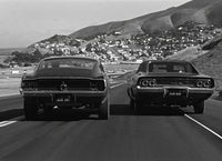 Car Chase Bullitt Wall Art