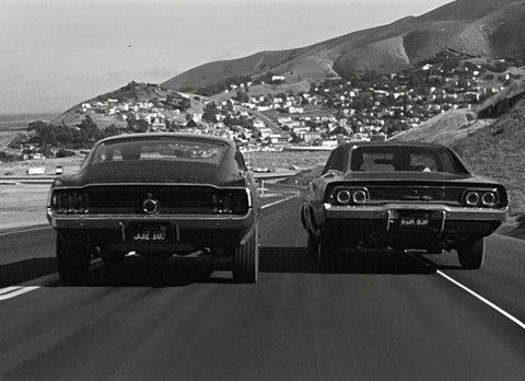 Car Chase Bullitt Wall Art