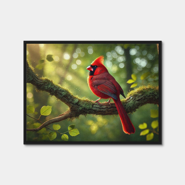 Cardinal Wall Art — Framed Canvas Format preview