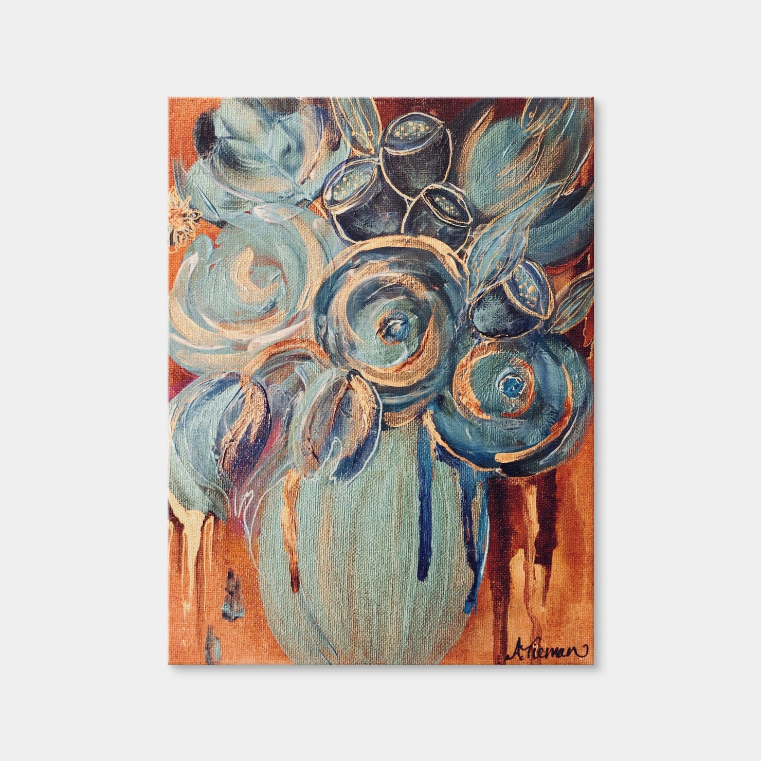 AUTO-MOCKUP WHITE | Caribbean Blooms | 1 Piece | Gallery Wrap Canvas | group=3x4