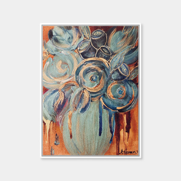Caribbean Blooms Wall Art — Framed Canvas Format preview