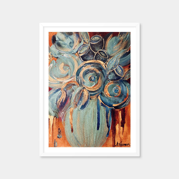 Caribbean Blooms Wall Art — Framed Print Format preview