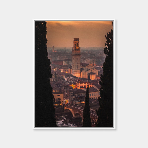 Castel San Pietro Wall Art — Framed Canvas Format preview