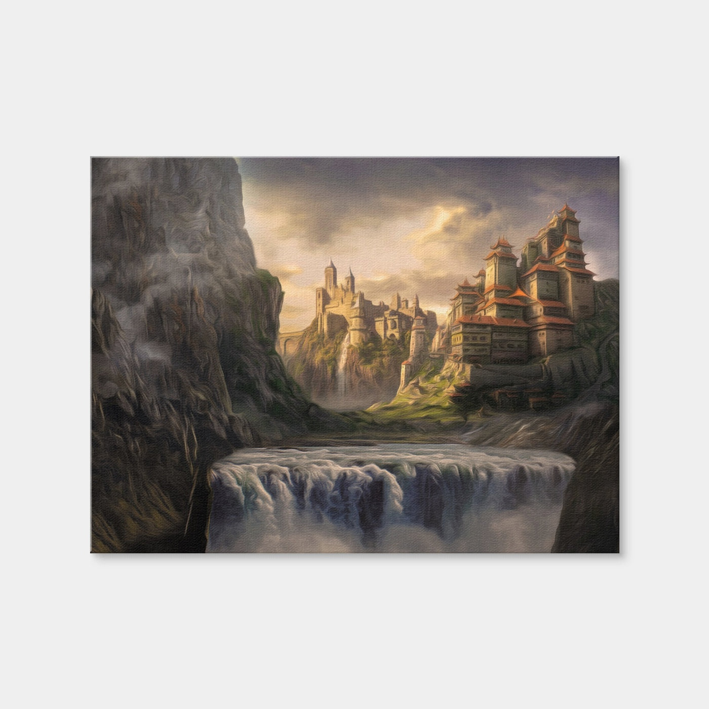 AUTO-MOCKUP WHITE | Castle Falls | 1 Piece | Gallery Wrap Canvas | group=4x3