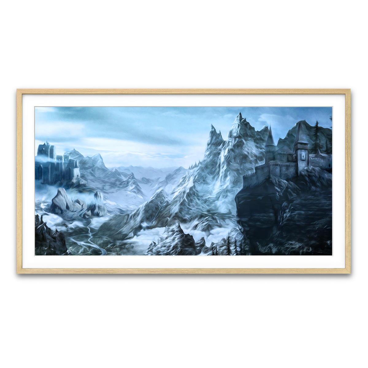 Framed Print 2x1 Natural
