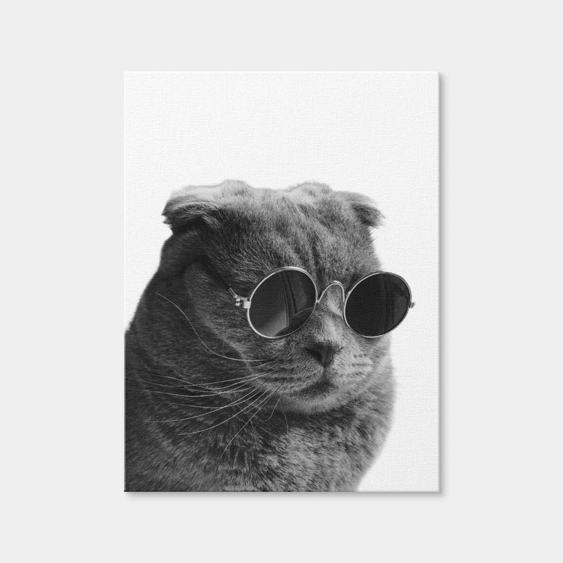 AUTO-MOCKUP WHITE | Cat Cool | 1 Piece | Gallery Wrap Canvas | group=3x4