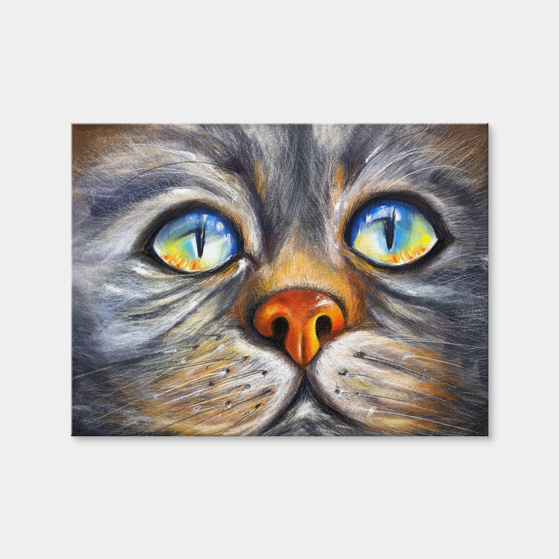 AUTO-MOCKUP WHITE | Cat Eyes | 1 Piece | Gallery Wrap Canvas | group=4x3