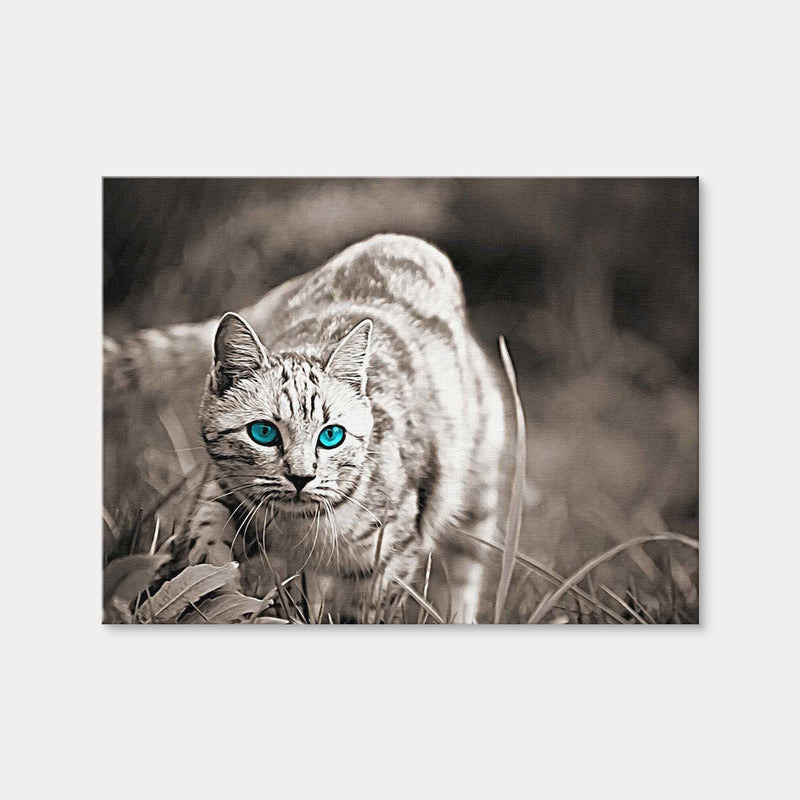 AUTO-MOCKUP WHITE | Cat On The Prowl | 1 Piece | Gallery Wrap Canvas | group=4x3