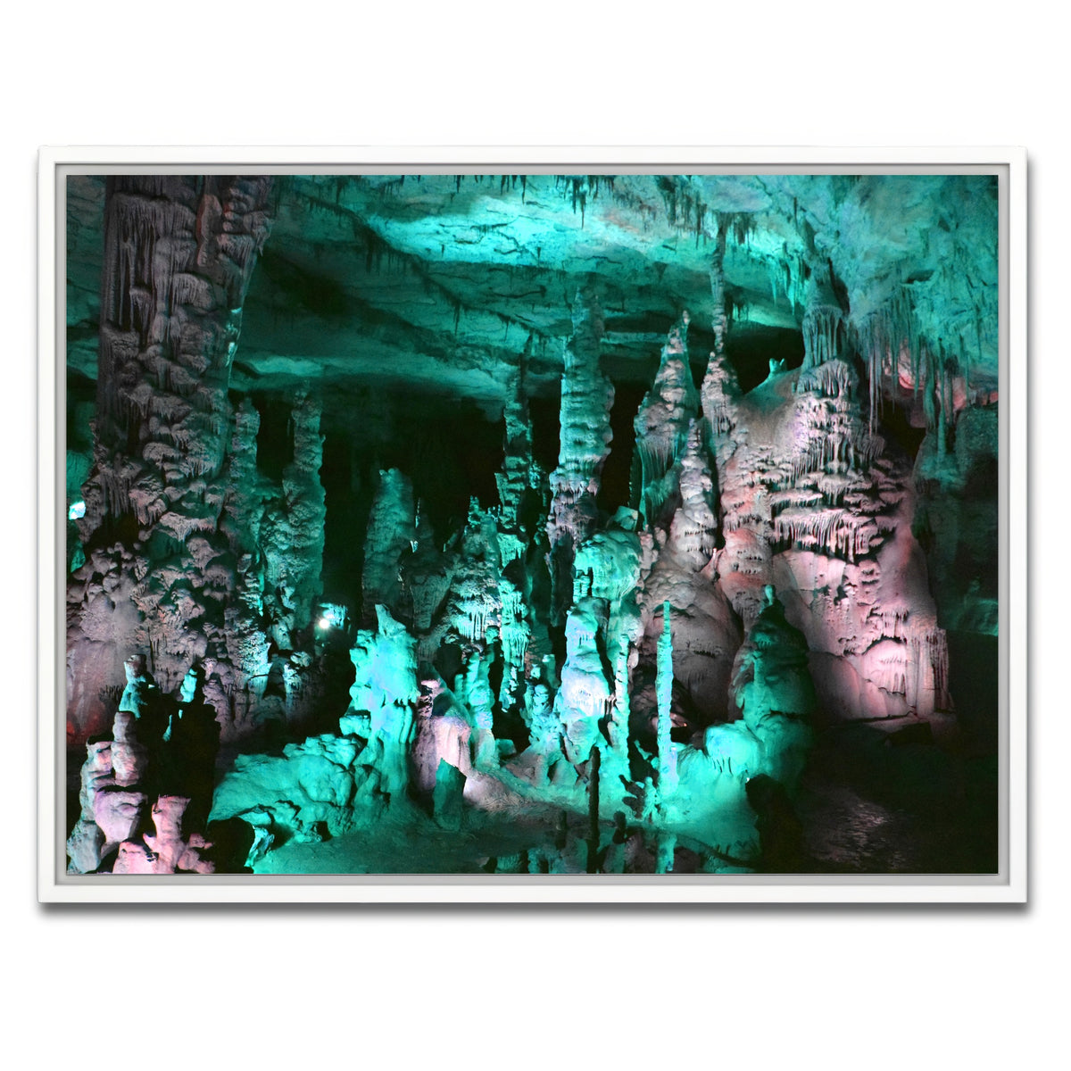 AUTO-MOCKUP WHITE | Cathedral Caverns | 1 Piece | White Framed Canvas | group=4x3