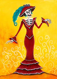 Catrina Skeleton Wall Art