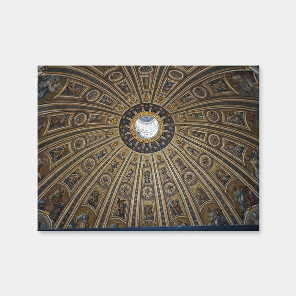 Ceiling of St. Peter's Basilica, Vatican City Wall Art — Canvas Wrap Format preview