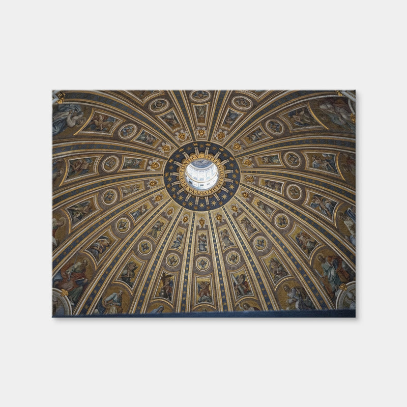 AUTO-MOCKUP WHITE | Ceiling of St. Peter's Basilica, Vatican City | 1 Piece | Gallery Wrap Canvas | group=4x3