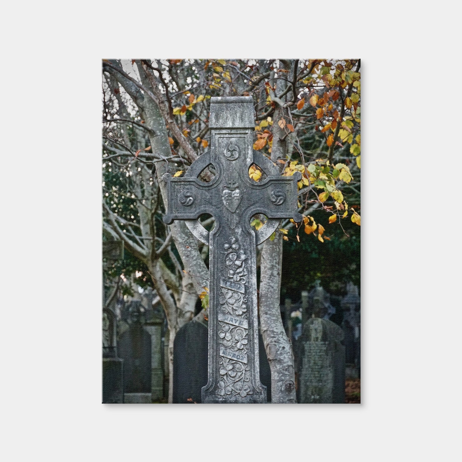 AUTO-MOCKUP WHITE | Celtic Cross, Dublin | 1 Piece | Gallery Wrap Canvas | group=3x4