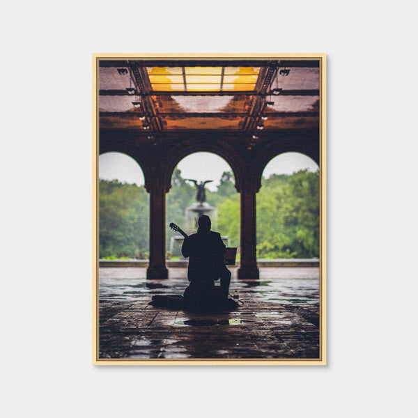 Central Park Tunes Wall Art — Framed Canvas Format preview