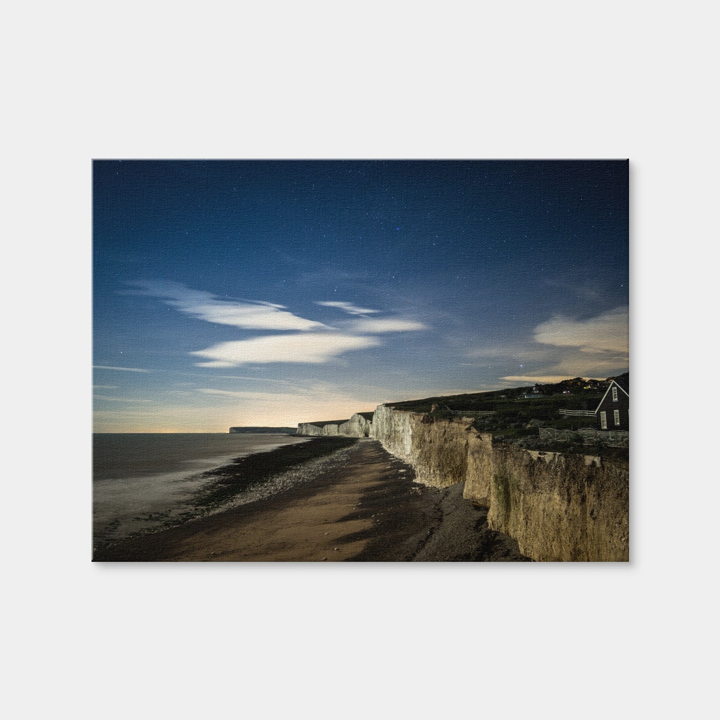 AUTO-MOCKUP WHITE | Chalk Cliffs at Birling Gap | 1 Piece | Gallery Wrap Canvas | group=4x3