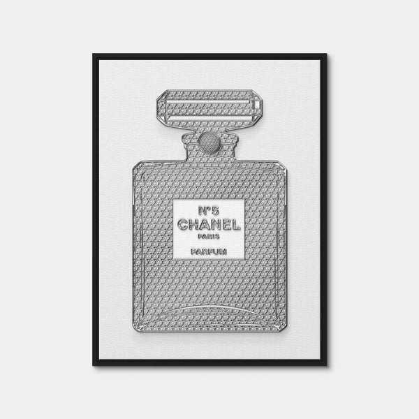 Chanel Bottle Wall Art — Framed Canvas Format preview