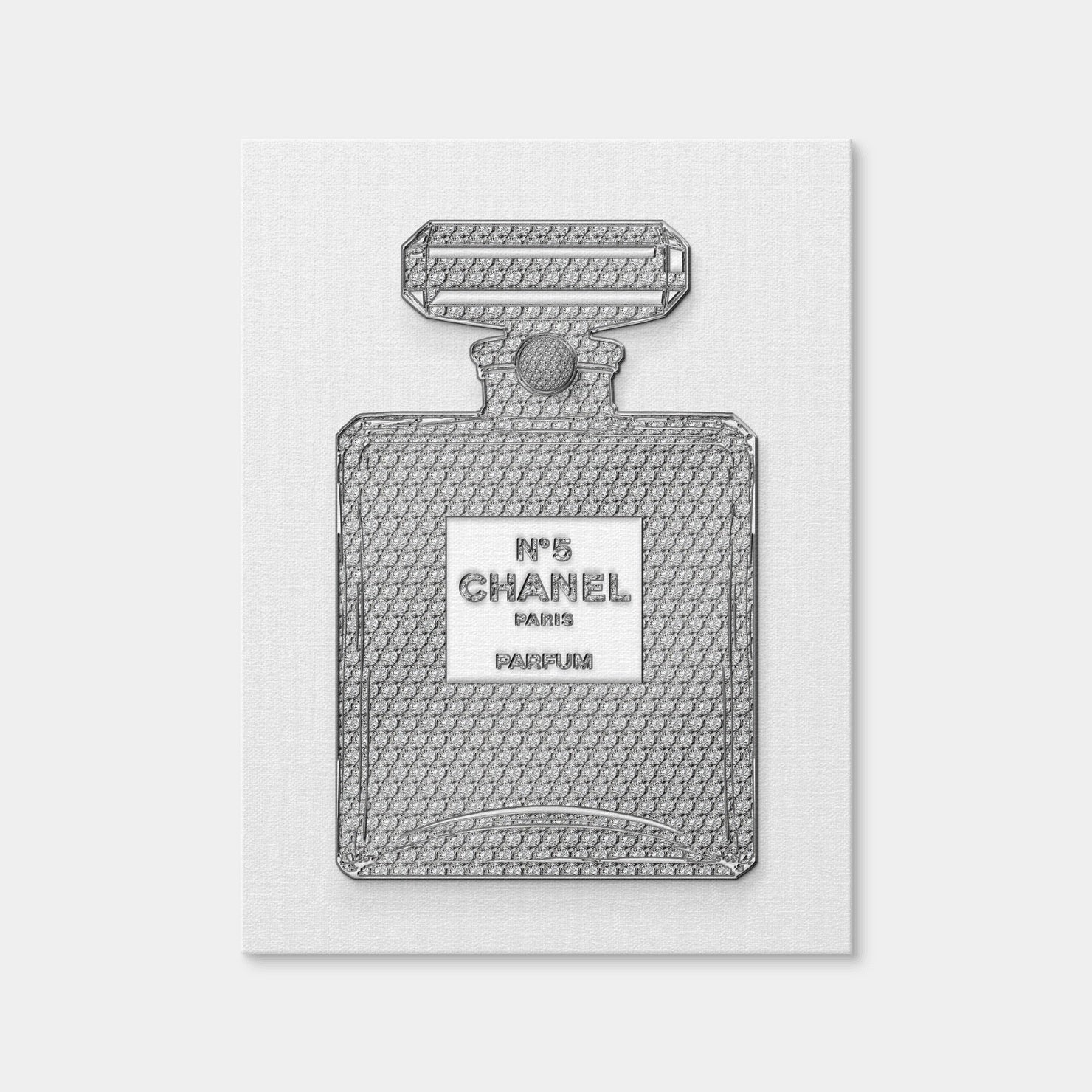 AUTO-MOCKUP WHITE | Chanel Bottle | 1 Piece | Gallery Wrap Canvas | group=3x4